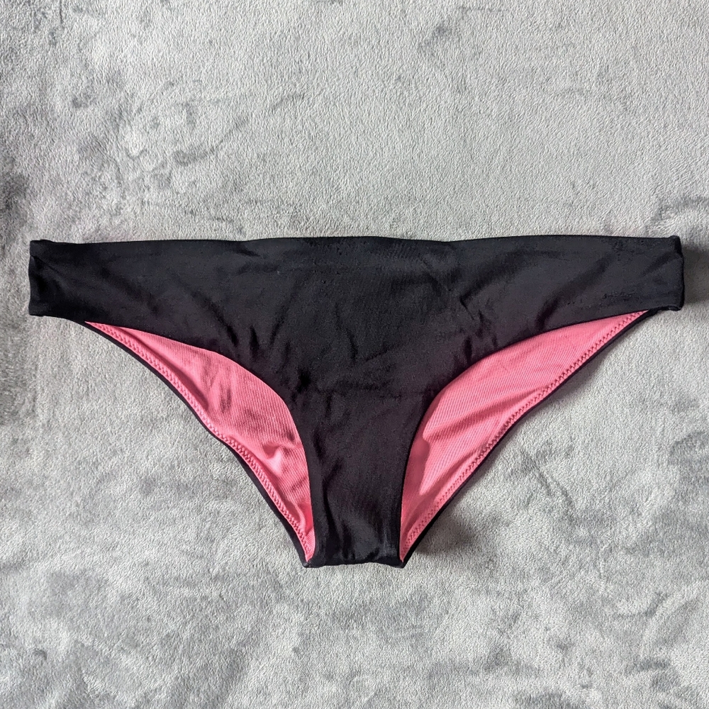 Victoria's Secret Pink Black Bikini Bottom XS